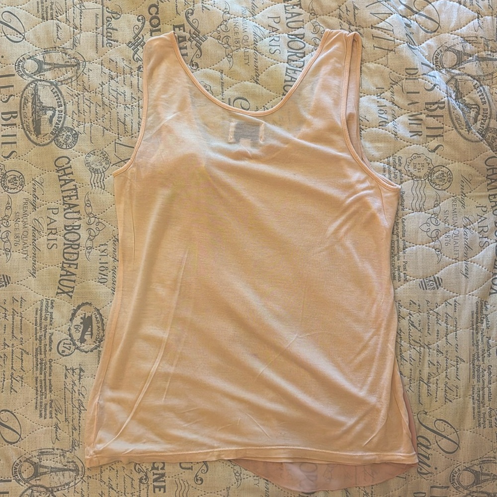 Deletta Elegant Pink Sleeveless Top with Bow Detail - Picture 4 of 4